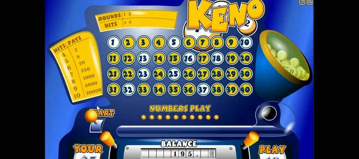 Блочная система игры в «КЕНО»