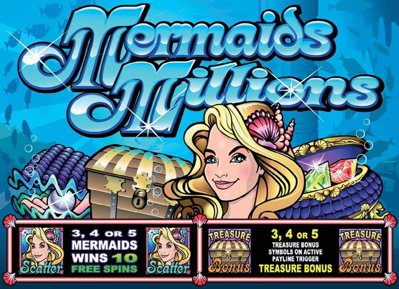 слот «Mermaids Millions»