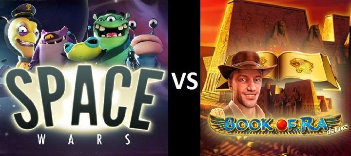Битва игровых автоматов: Space Wars vs Book of Ra Deluxe
