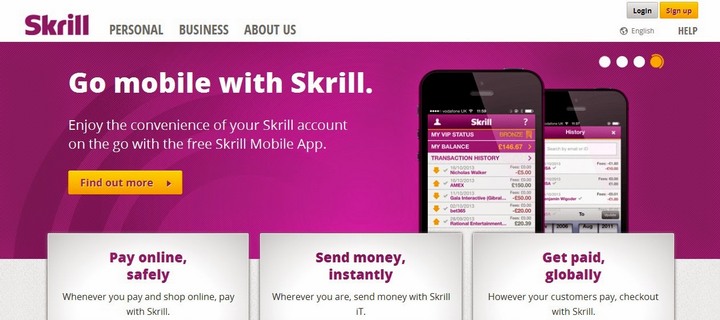 Skrill Moneybookers