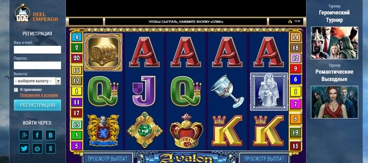 Обзор игрового автомата «Avalon»